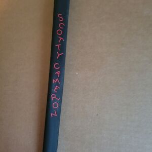 Scotty Cameron Red Dancing Letters Black Putter Grip